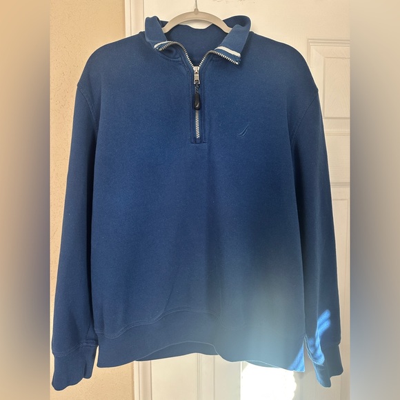 Nautica Classic Blue Fleece Jacket - Picture 1 of 3